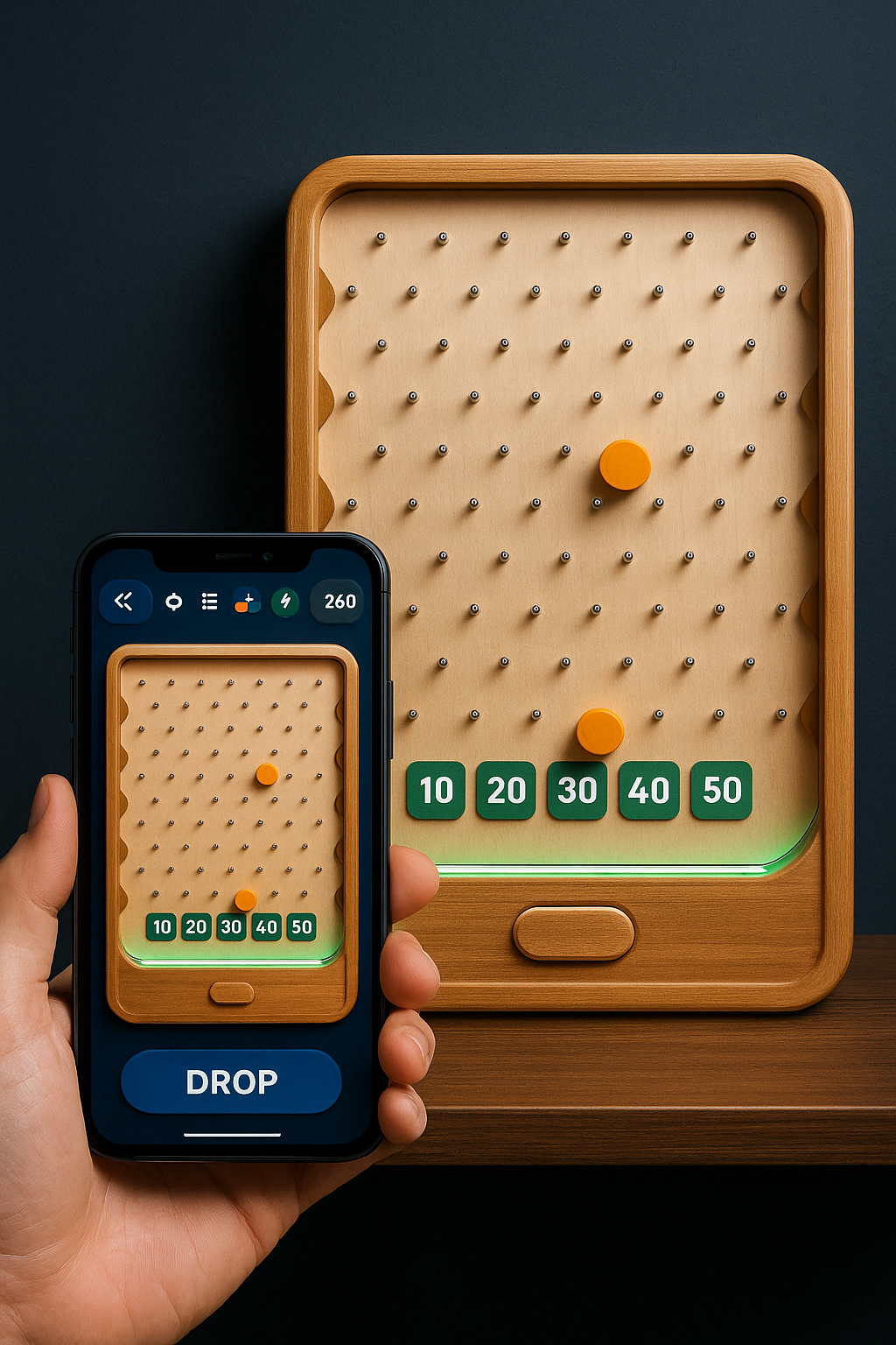 Digitale Hybrid Plinko